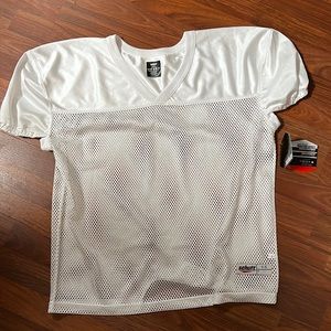New Schutt Varsity Pro-Cut Practice Jersey-Small White